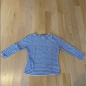 cute fitted brandy striped top!!